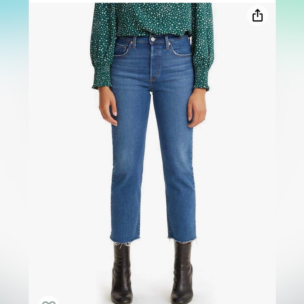 Brand New Levi 501 Crop Jean